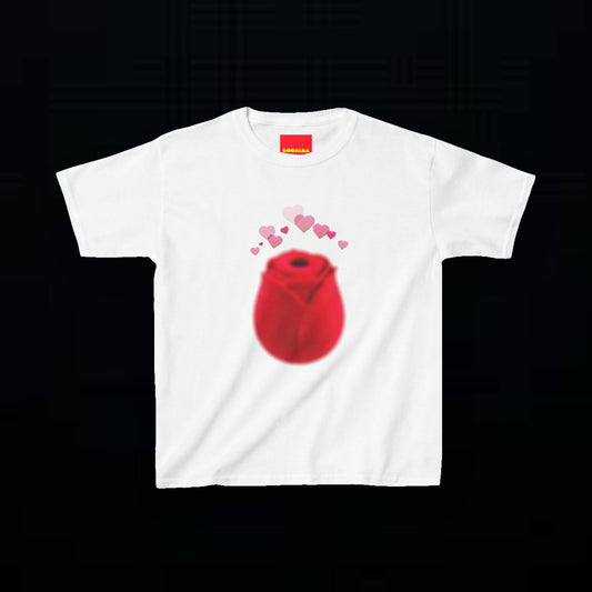 rose toy baby tee